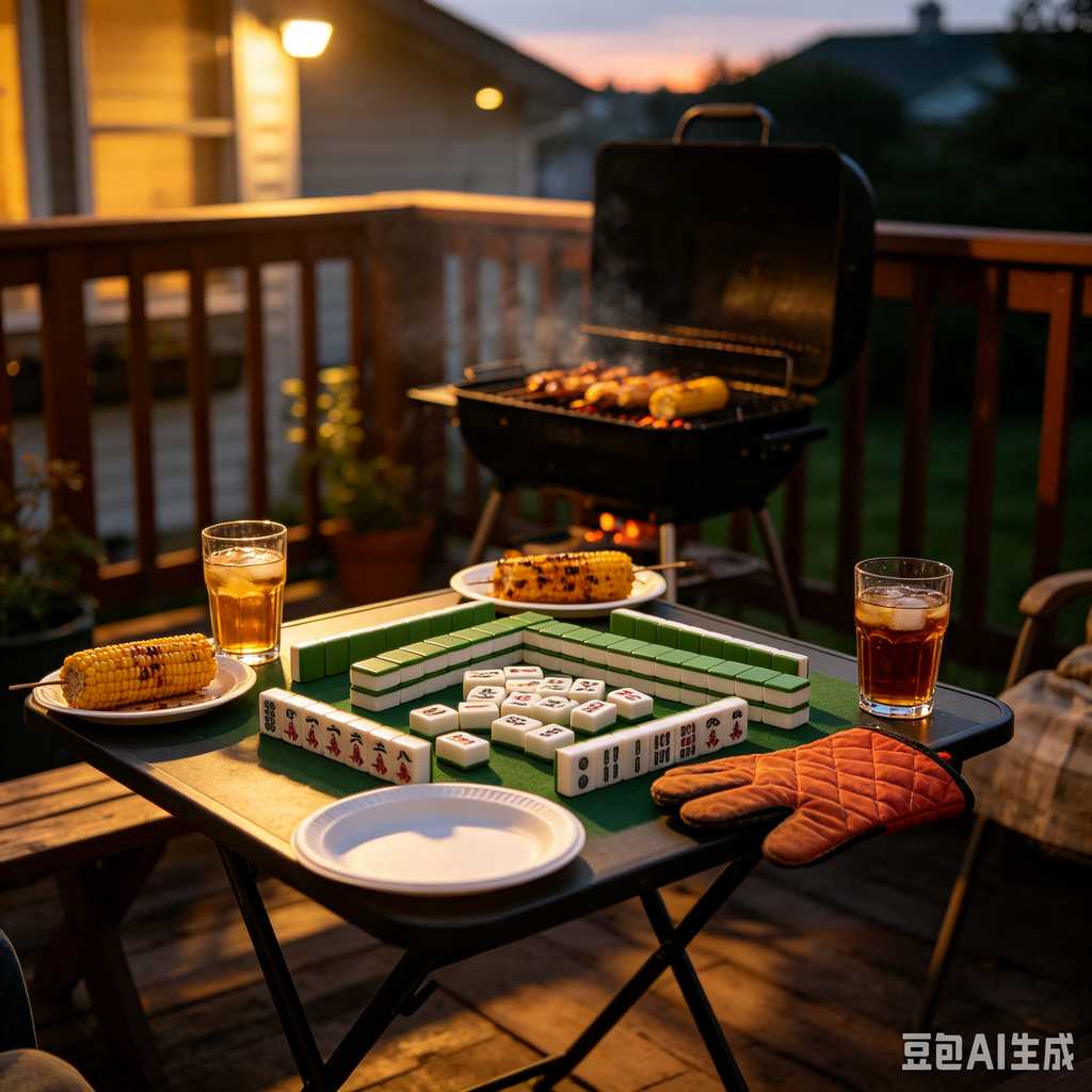 oil painting mahjong set